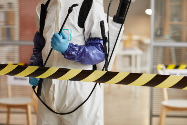 Professional Biohazard Cleanup technician working in Newton, NJ